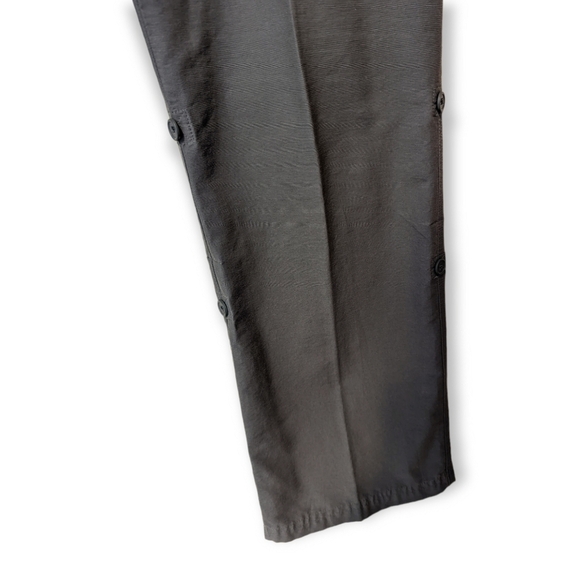 NORTHERN Reflections Town Pants Convertible Leg Gray Size 12 - Picture 3 of 8
